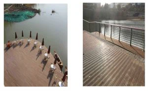 در فضای باز بامبو کف سازی اطلاعات عمومی و تراس کف پوش بامبو